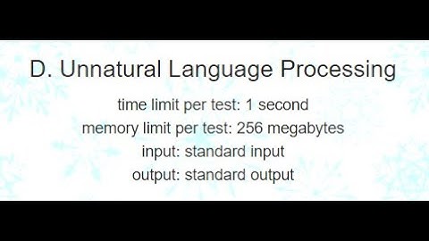 D. Unnatural Language Processing | Codeforces Round 918 (Div. 4) | CP in Bangla