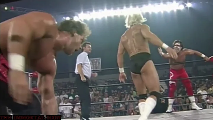 Sting and Lex Luger vs Chris Benoit and Steve Mcmi...
