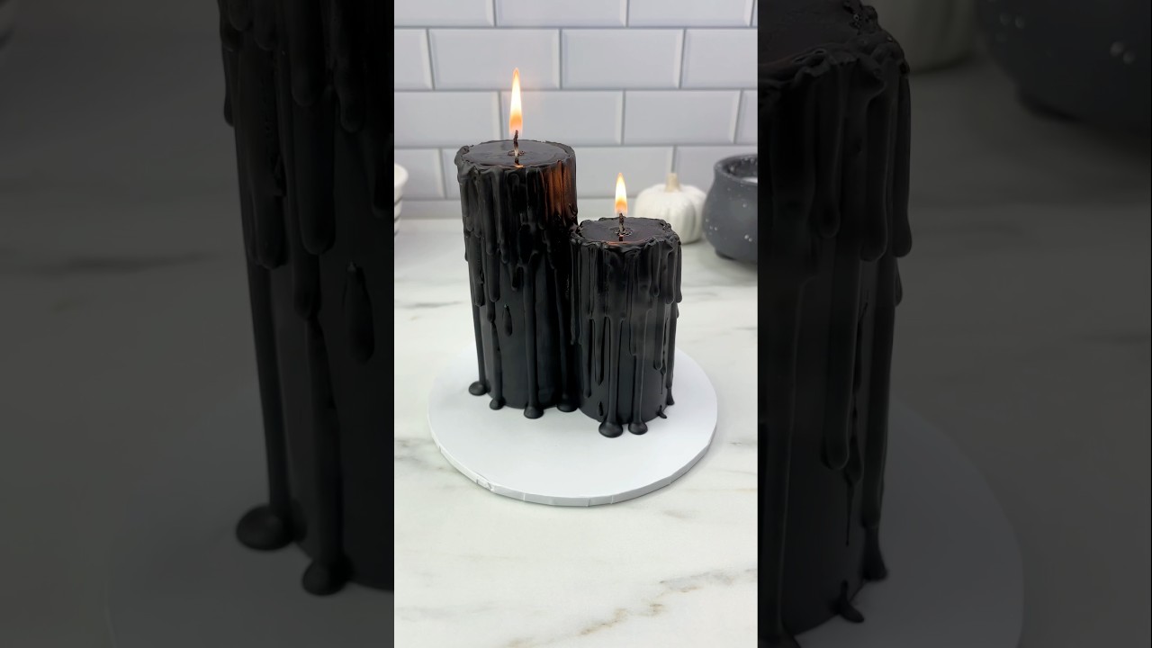 Съедобные свечи 🖤🕯️ 