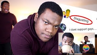 Reading Hate Comments - (REACTING TO ANTI-GAY ADS BECAUSE I'M GAY)