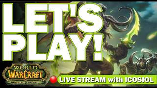 🔴 LIVE WoW TBC Classic | Feral Druid Leveling