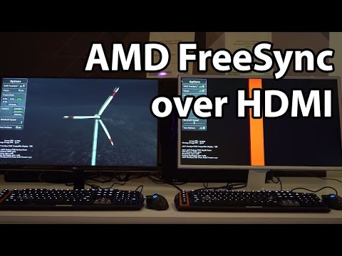 ål guiden befolkning CES 2016: AMD FreeSync working over HDMI - YouTube