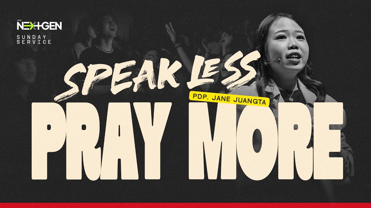 SPEAK LESS PRAY MORE - Live Streaming Gereja Mawar Sharon