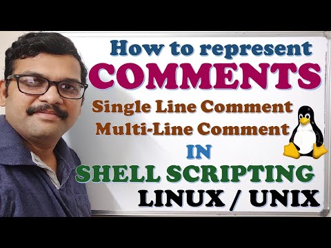 COMMENTS IN SHELL SCRIPTING - LINUX / UNIX || COMMENTS IN SHELL SCRIPTING