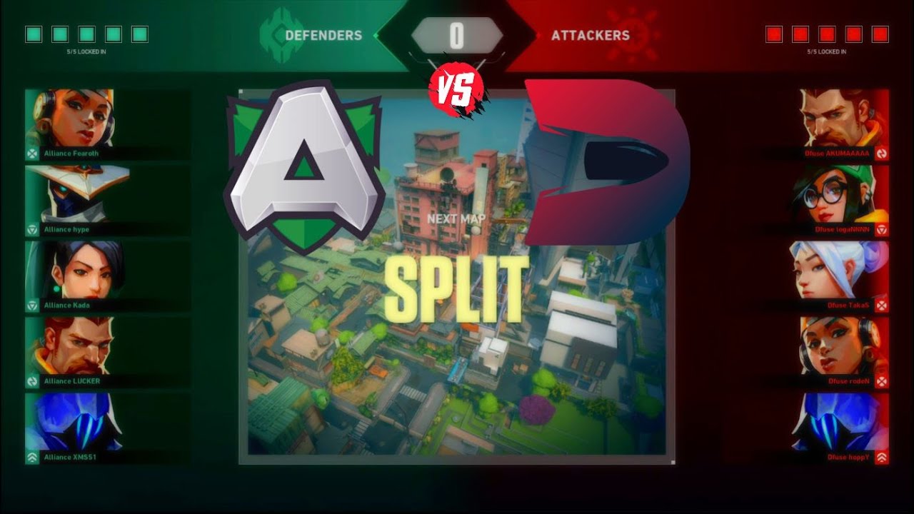 Alliance vs Dfuse Map 1 - VCT Regional Masters EU - Day 2