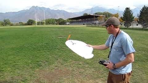 Nutball homemade rc plane maiden flight