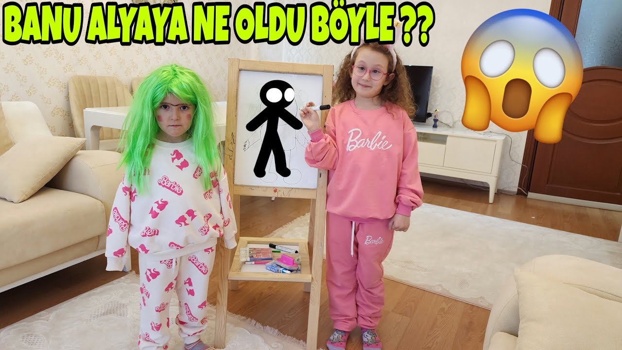 BAHAR BANU ALYA EVİMİZİN SALONUNDA GARİP ŞEYLER OLUYOR !!!  ماما جابت بيبي - جنى مقداد | طيور الجن