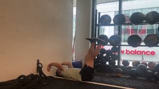 Alt. Leg Lower w/ Wall Press
https://www.hockeytraining.com/programs/ - For more hockey training exercises check out our full hockey training programs that are designed to make you a better player on the ice! Alt. Leg Lower w/ Wall Press