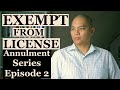 Exempt from Marriage License / Annulment of Marriage / Family Code of the Philippines / Tagalog