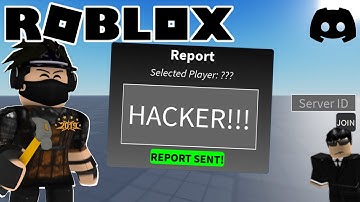 How to make an ADVANCED REPORTING SYSTEM in ROBLOX