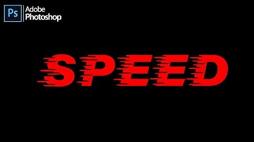 How To Create Speed/Fast Text Effect In Photoshop CC 2021 | Photoshop Tutorial