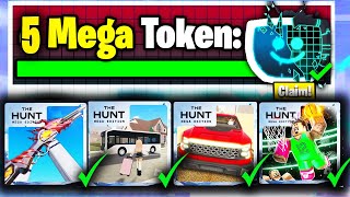 Full Guide: How To Get ALL New 5 MEGA TOKENS IN THE HUNT MEGA EDITION