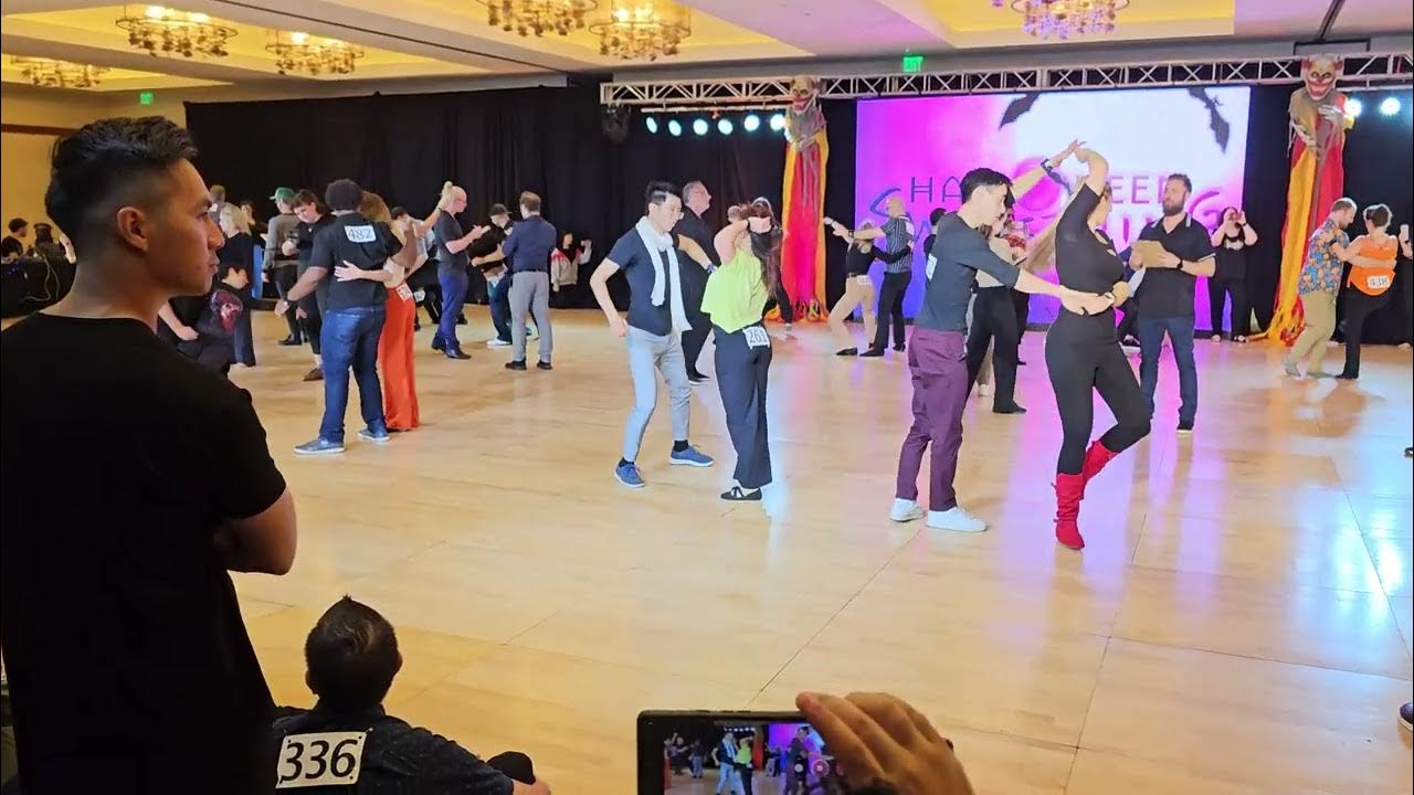 Halloween Swingthing 2023 Advanced Prelims Jeffrey Huynh and Michelle