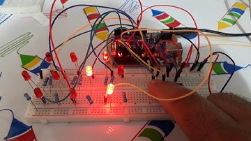 Cambio de secuencia con pulsador en Arduino.