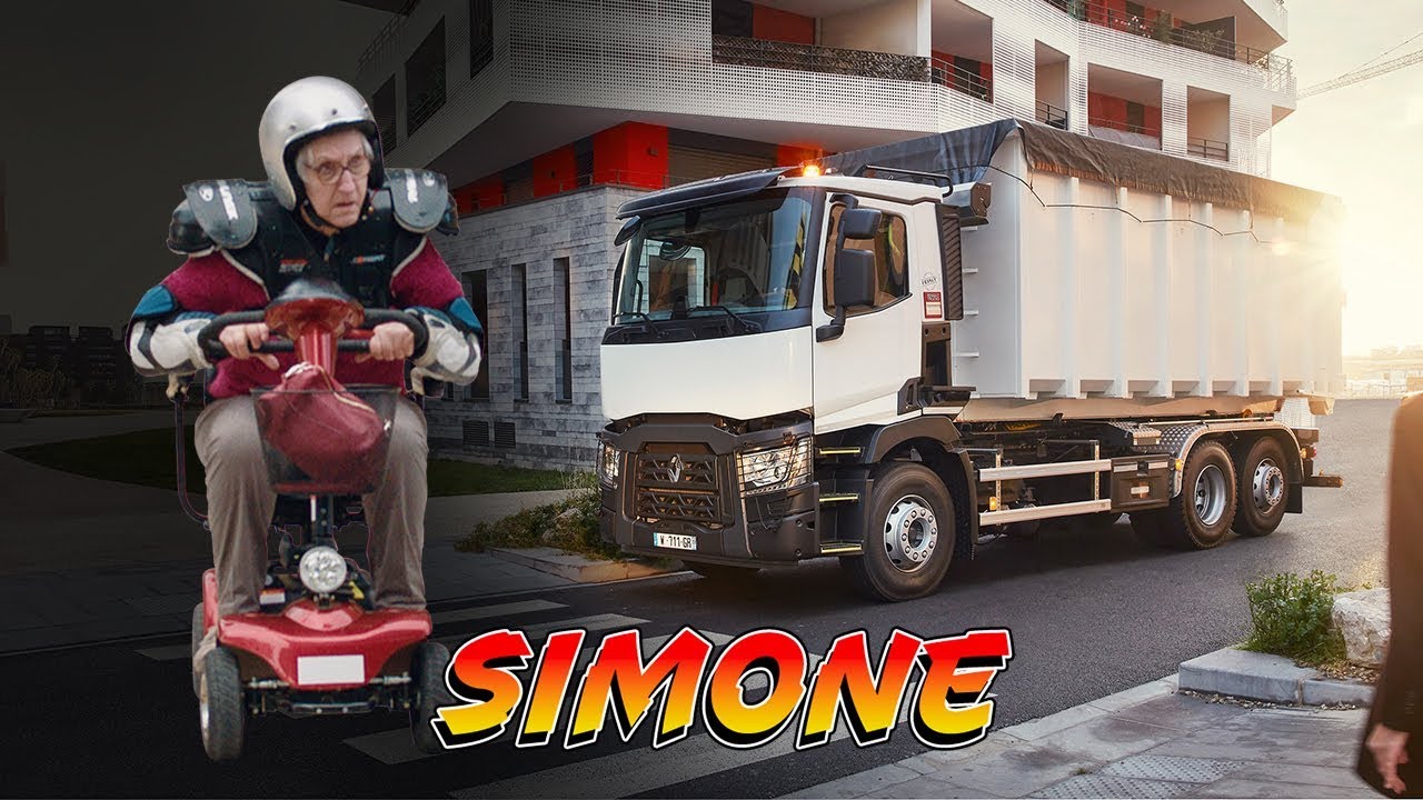 Pub Renault Truck "Les Flippés" Simone n'a plus peur des camions