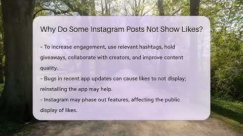Why Do Some Instagram Posts Not Show Likes? - Everyday-Networking
