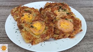 Wenn Sie Kartoffeln und Eier haben, bereiten Sie dieses köstliche ABENDESSEN zu!