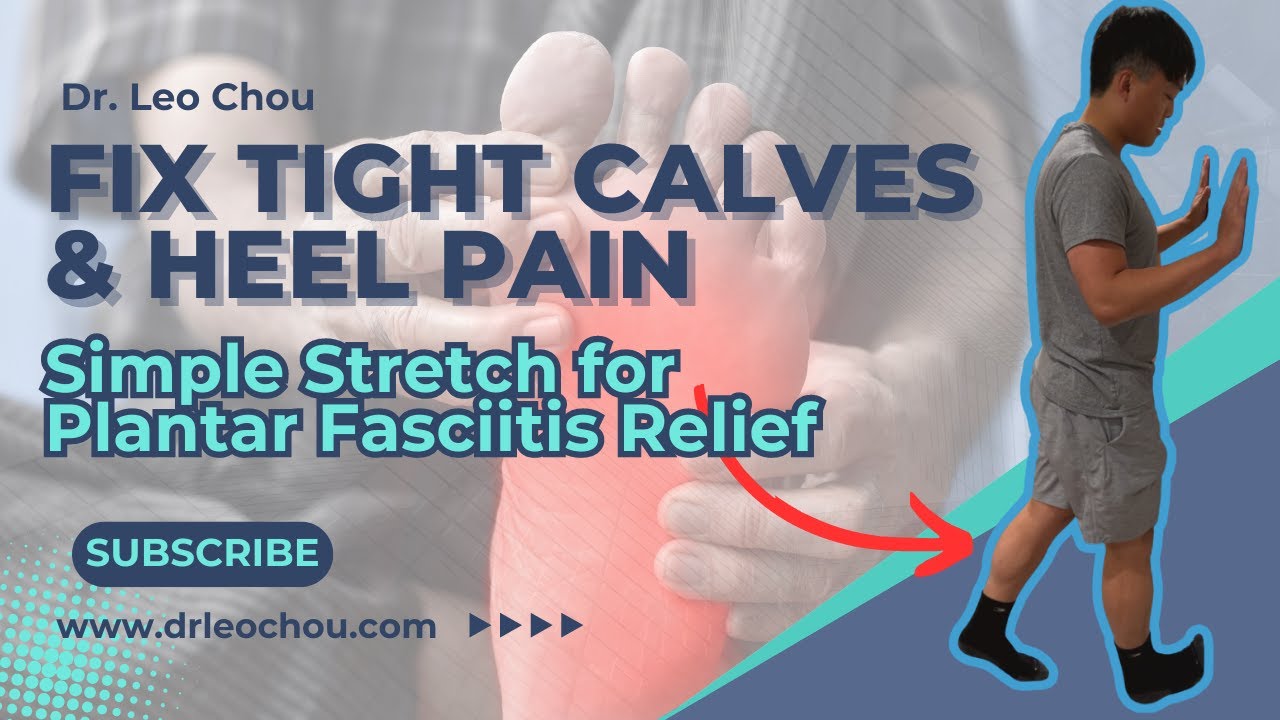 Plantar Fasciitis & Calf Stretch | Easy Relief for Heel & Achilles Pain ...