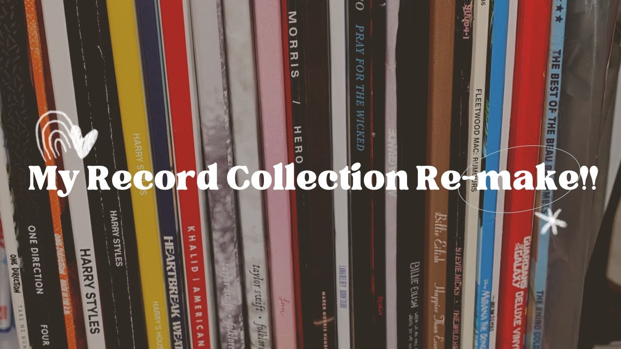 My Record Collection Re-make!! July 2022!! - YouTube