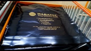 Plastic Patch Handle Bag Production