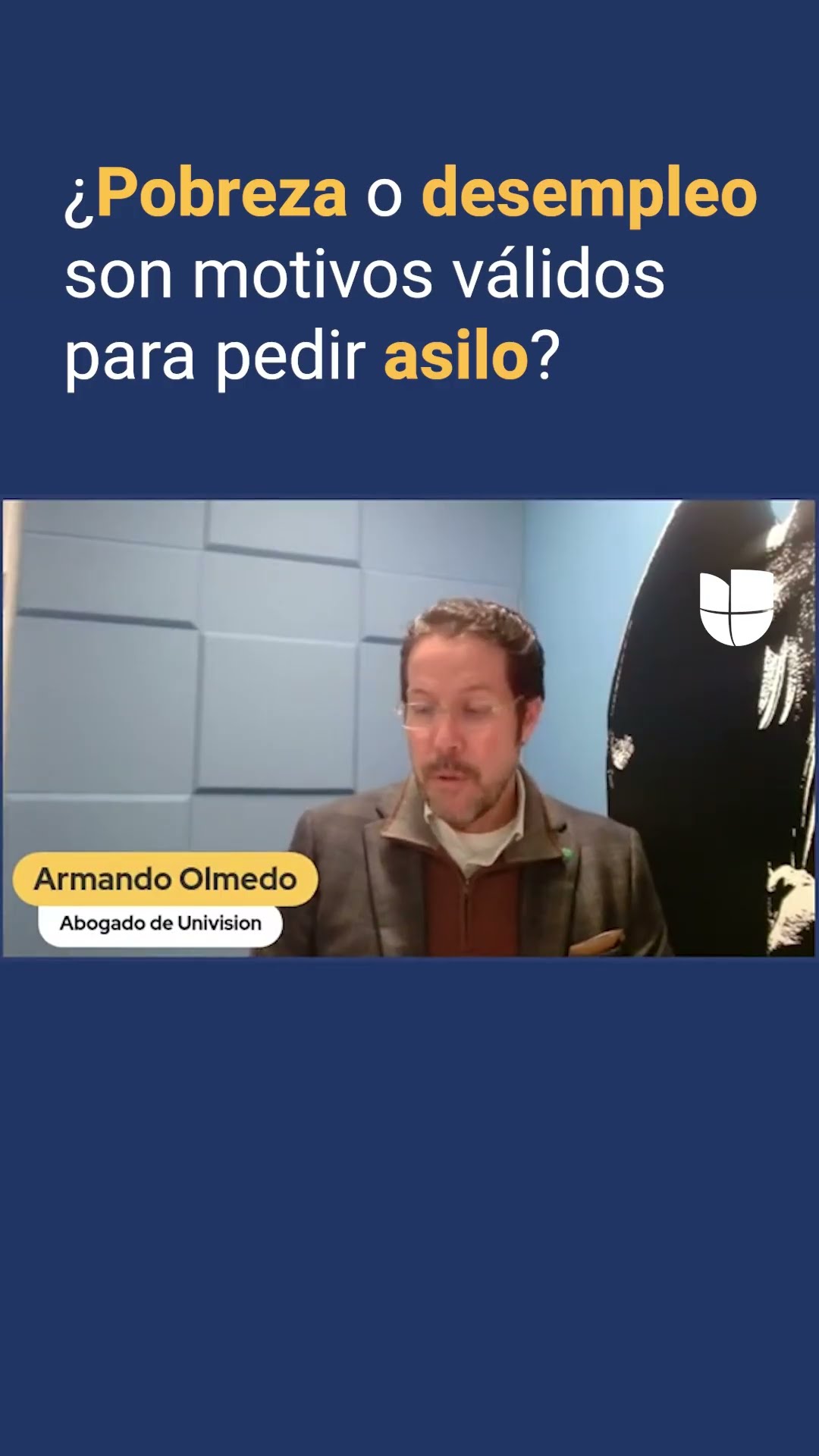 ¿La pobreza o el desempleo son motivos válidos para pedir asilo?