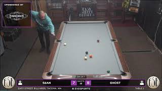 SEAN vs GHOST - EASY STREET BILLIARDS - TABLE 1 | EvoSports