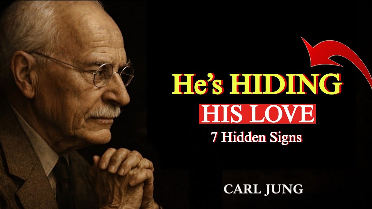 7 Hidden Signs He’s In Love But Trying to Hide It || Carl Jung Inspired
