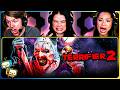 TERRIFIER 2 2022 Movie Reaction First Time Watch Lauren LaVera Art The Clown 