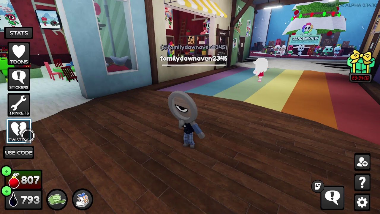 Playing the new dw update plus Roblox
