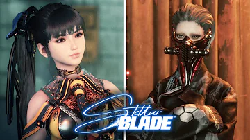 Stellar Blade - Roxanne Flirts with EVE & Creeps her out