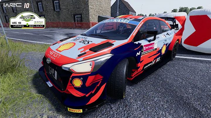 WRC 10 Ypres Rally Belgium - Dikkebus stage - Hyundai i20 WRC 2021