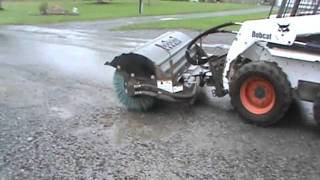 Bobcat 84" Power Angle Sweeper Broom For Sale For Skid Steer Loader Mark Supply