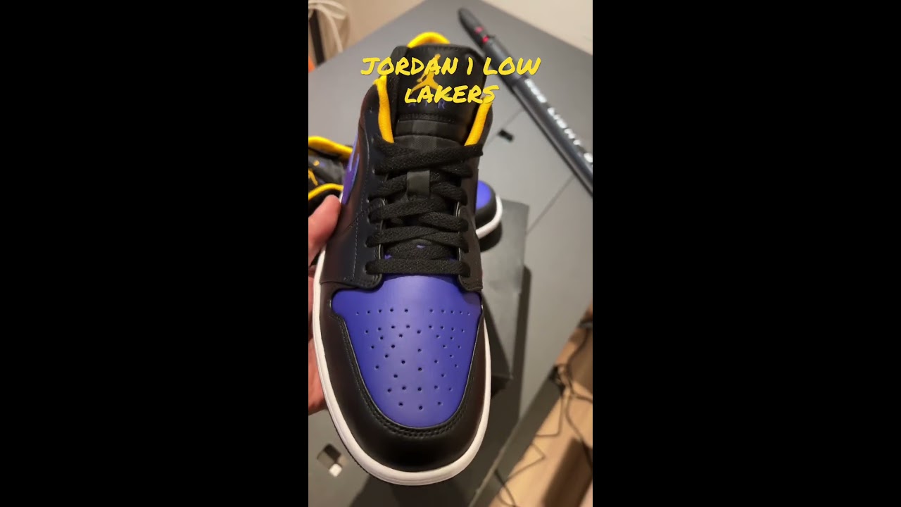 Air Jordan 1 Low ‘Lakers’ Jordan 1 Low Lakers for Sale - Authenticity Guaranteed - eBay