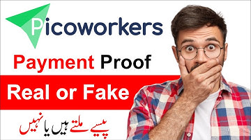 Picoworkers Payment Proof | Picoworkers Real Or Fake Website. How To Earn Money Picoworker