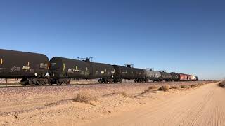 2 Trains on BNSF Mojave Sub