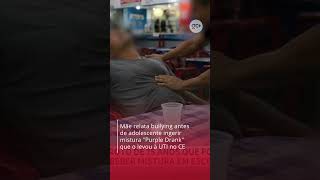 MÃE RELATA BULLYING antes de adolescente ingerir mistura "Purple Drank" que o levou à UTI no Ceará
