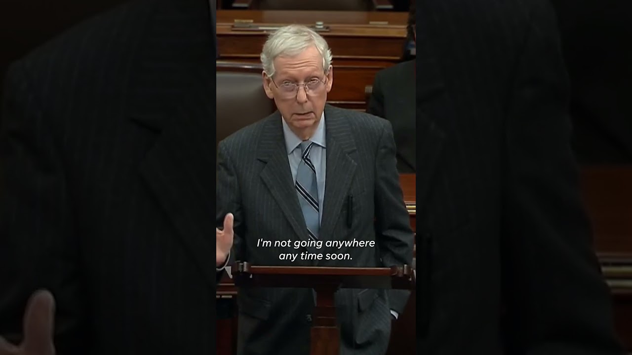 Mitch McConnell to step down from Senate leadership in November #Shorts