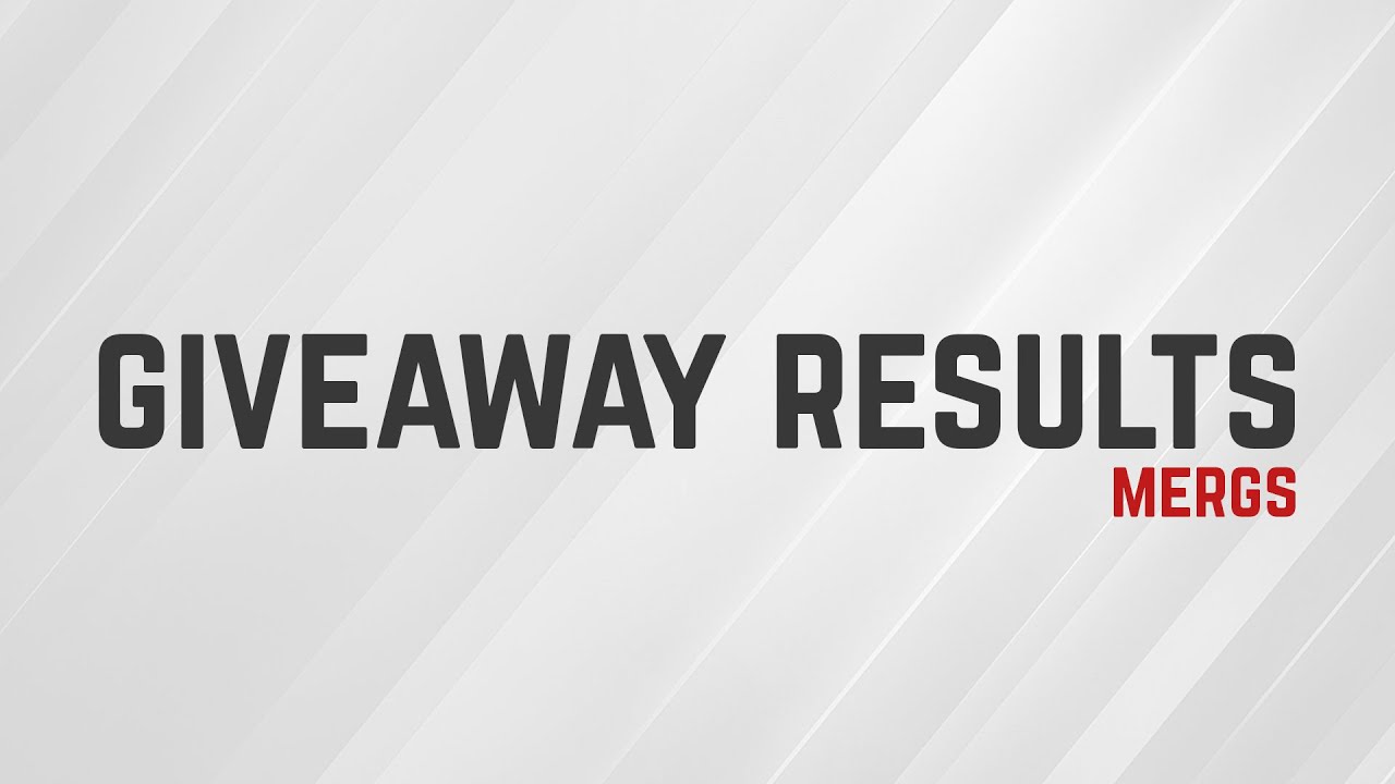 Giveaway Results | MERGS | FREE STOCK PACK