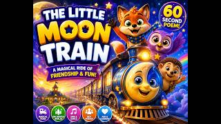 Magical Moon Train Adventure | Kids Songs & Nursery Rhymes  #kids #kidsvideo #nurseryrhymes #viral