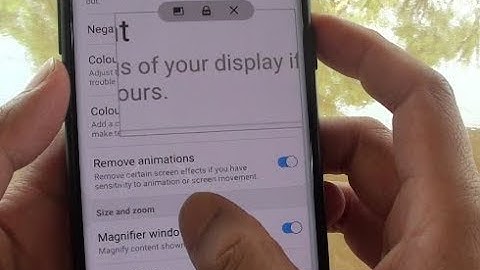 Samsung Galaxy S9: How to Enable / Disable Magnifier Window
