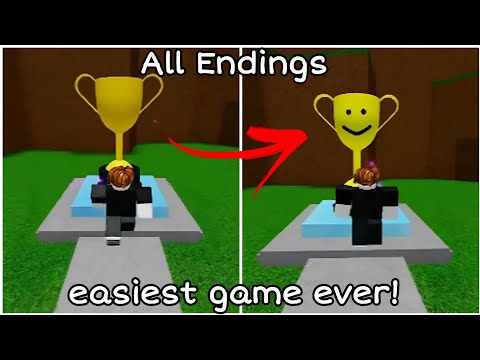 Roblox - Easiest Game Ever! (All Endings)