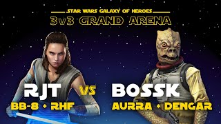3v3 - RJT vs Bossk | SWGOH GAC Counters