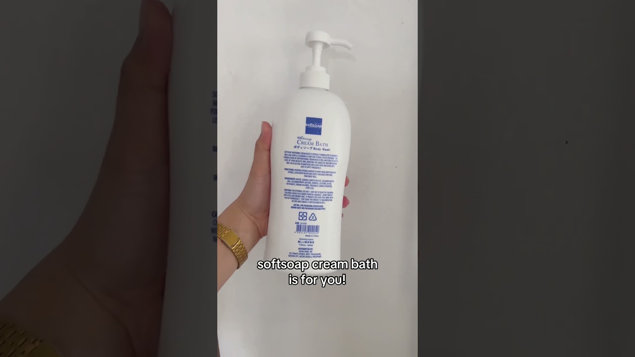 Softsoap Whitening Cream Bath Body Wash
