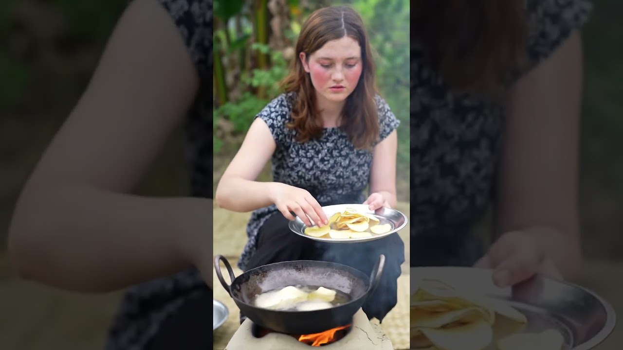 “Unreal Crispy Chips 🍟 | AI Food Art”