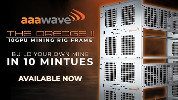 10 GPU Mining rig frame - "THE DREDGE II"  Best air flow mining rig design to meet your needs.