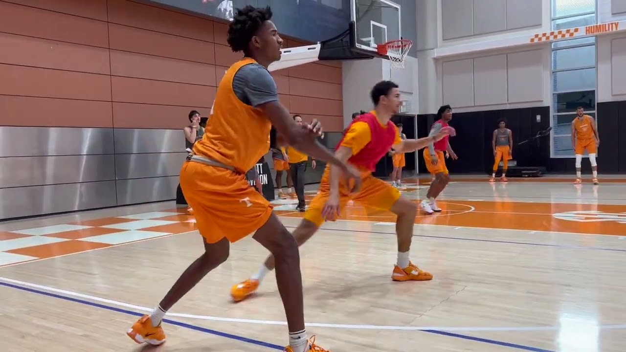 WATCH: Tennessee Basketball Hits the Practice Court