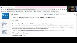 DLF DAWG's How to use NVDA to test websites with the Shortlist Update