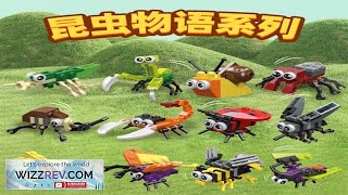 Insect Animals Figures Set Mini Building Blocks Toy Assembly 3d Constructor Micro