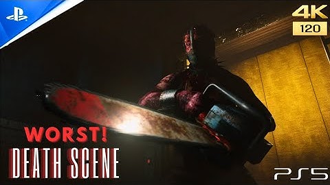 The Most Satisfying End - Death of Sadist Boss in The Evil Within 2 | PS5 Games [4K UHD 120FPS]
