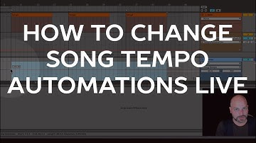 Change Song Tempo Automation for full Ableton Live Set   Max for Live